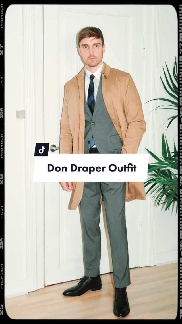 How to dress like Don Draper from Mad Men 📸⁠⁠ Shop the full outfit on  lindberghfashion.com. Use the code “jesper20” and get 20% off. Valid until 7 April 2023.